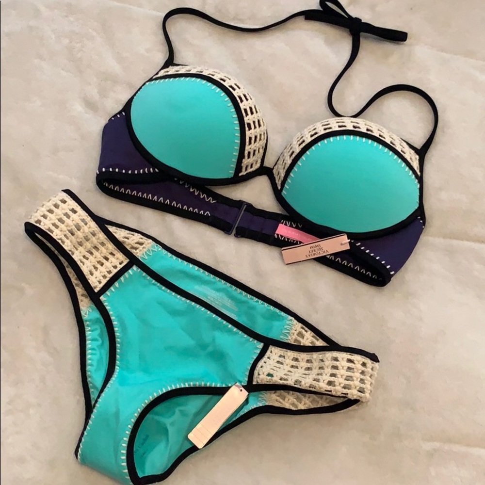 Victoria’s Secret bikini set crochet 36C med